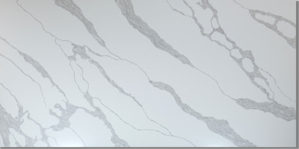 B2322 Bally quartz Calacatta Wood Slab